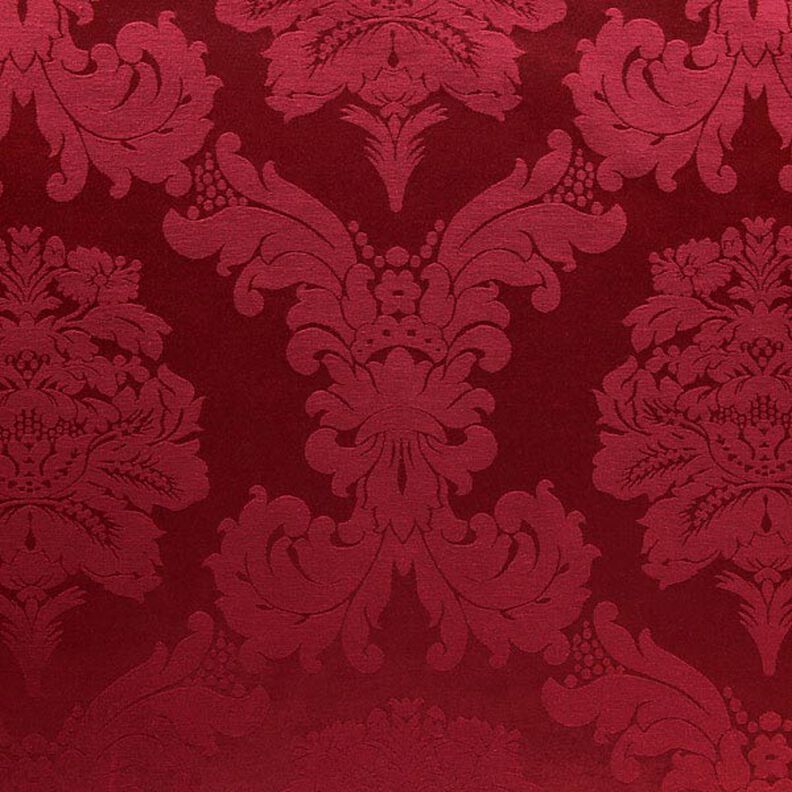 tessuto arredo Jacquard Damasco 280 cm – rosso carminio,  image number 1