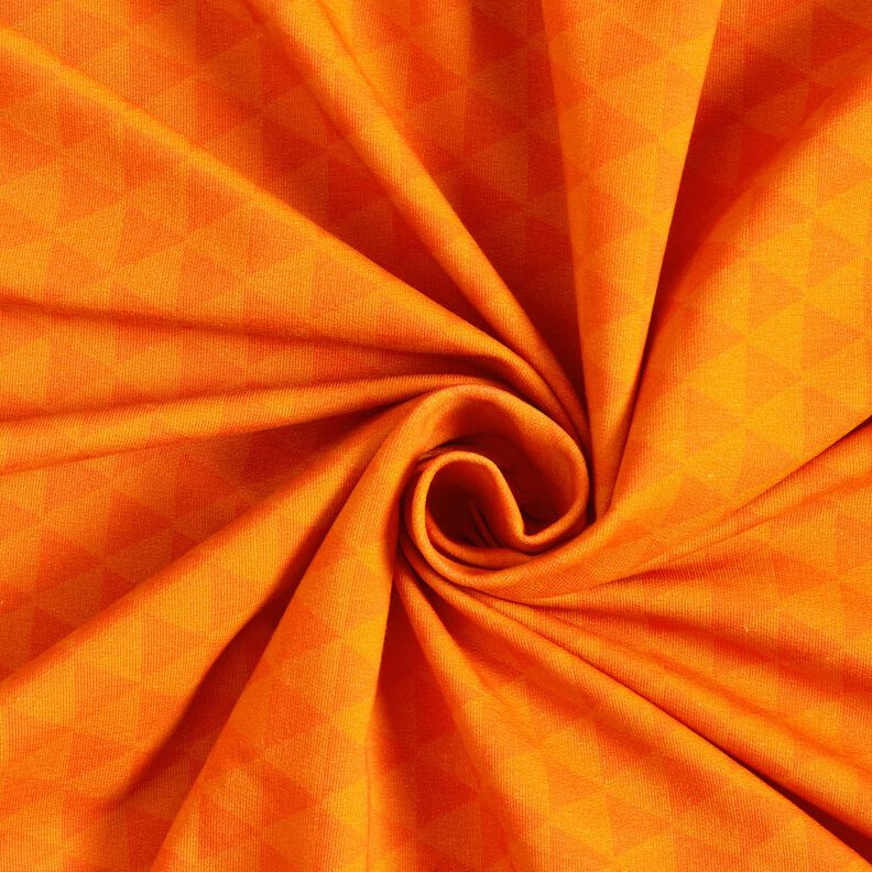 French terry, felpa estiva Tessuto con bordura essere operaio edile un giorno – arancio,  image number 3