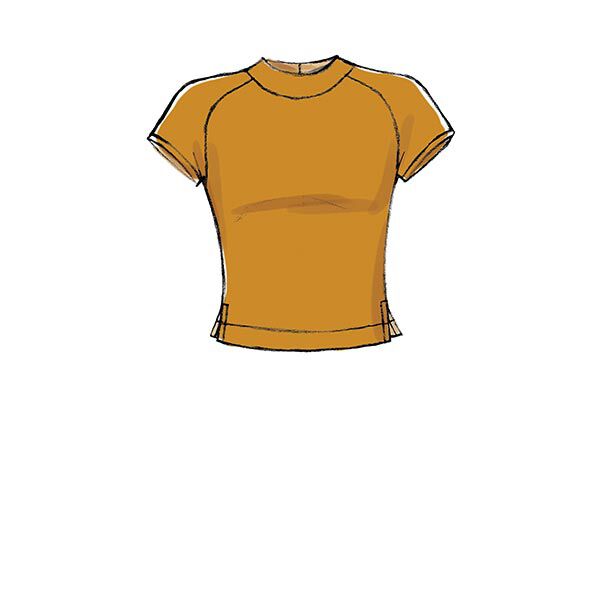 top maniche raglan|abito a tunica|abito, McCalls, image number 5