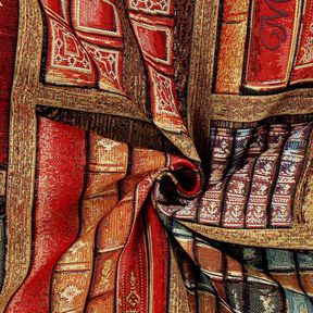 Gobelin jacquard Scaffale di libri – marrone, 