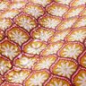 cotone rivestito mattonelle a fiori – senape/bianco,  thumbnail number 6