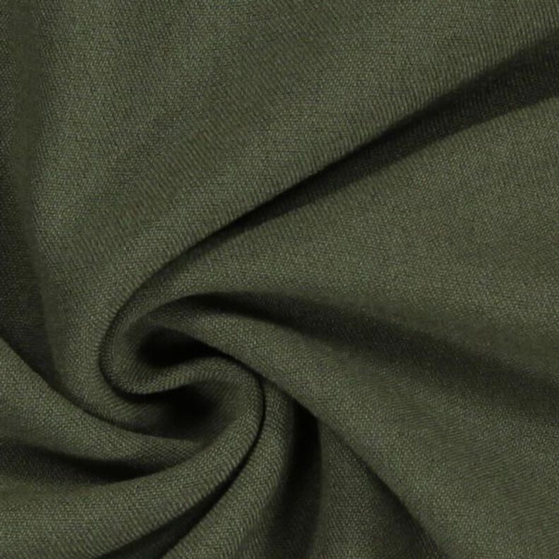 gabardine bi-stretch – verde oliva,  image number 2