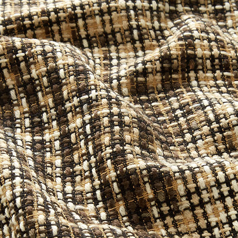 Cappotto in tessuto misto lana a quadretti – beige/nero,  image number 2