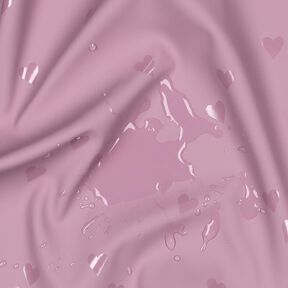 tessuto per impermeabili Cuoricini | Poppy Fabrics – rosa antico chiaro, 