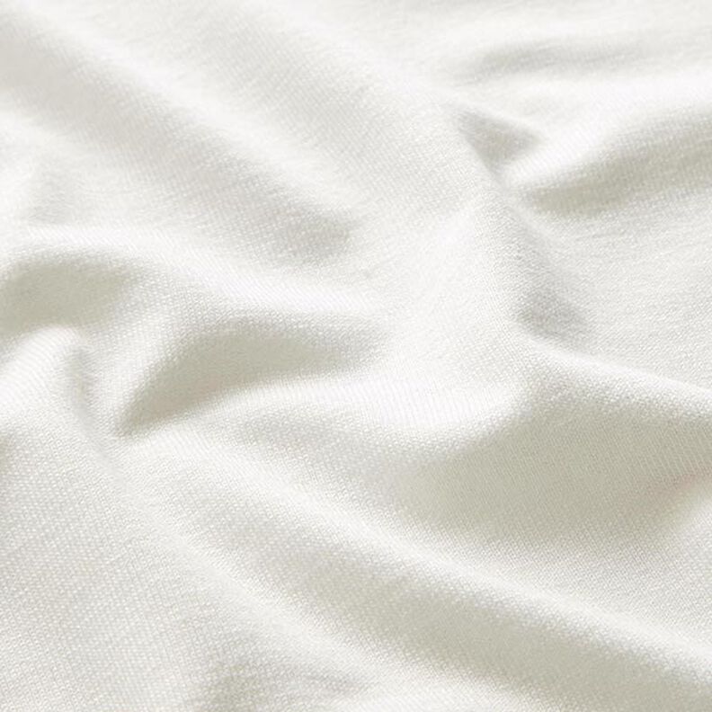 jersey di viscosa leggero – bianco lana, image number 3