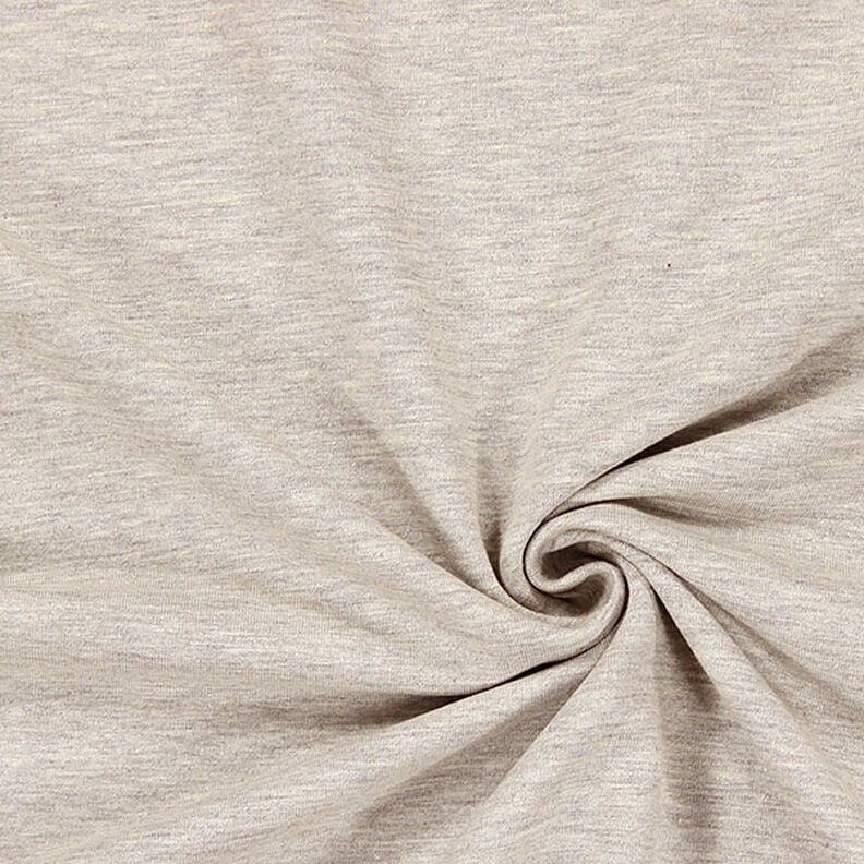 French terry leggero mélange – grigio chiaro,  image number 1