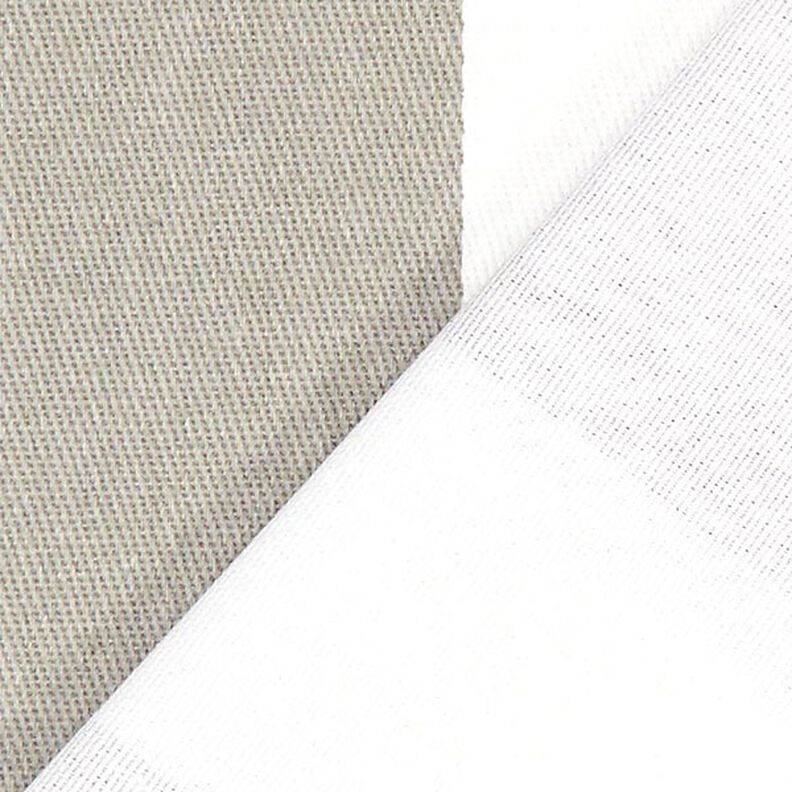 Twill cotone strisce 2 – grigio/bianco,  image number 3