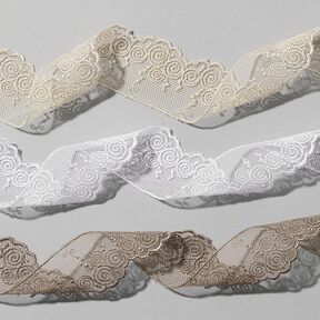 pizzo valencienne [30 mm] - bianco, 
