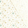 tessuto in cotone popeline Grandi stelle – bianco lana/oro,  thumbnail number 4