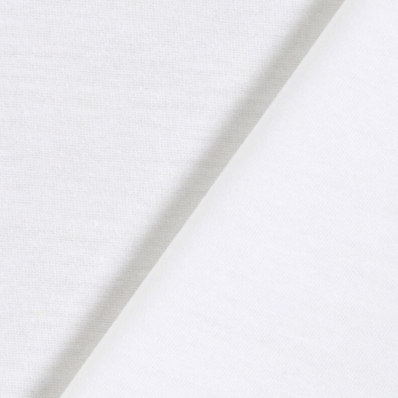 PUL jersey di cotone tinta unita – bianco,  image number 3