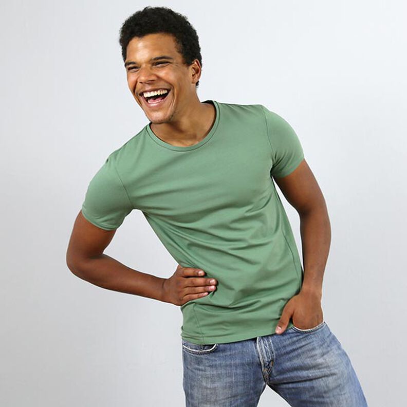 HERR BELA - maglia sportiva con cucitura laterale obliqua, Studio Schnittreif | 42 - 60,  image number 4