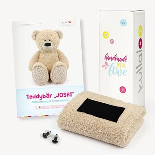 Set regalo orsacchiotto: cartamodello, peluche e 1 paio di occhietti [ 11 x 32 x 11 cm ] | Kullaloo, 