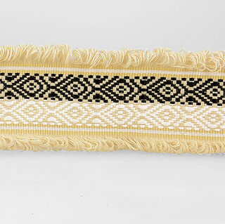 bordura jacquard stile etnico  – beige, 