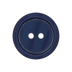 bottone in plastica 2 fori basic - blu marino, 