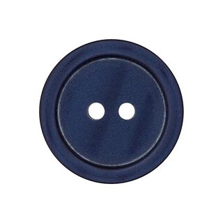 bottone in plastica 2 fori basic - blu marino, 
