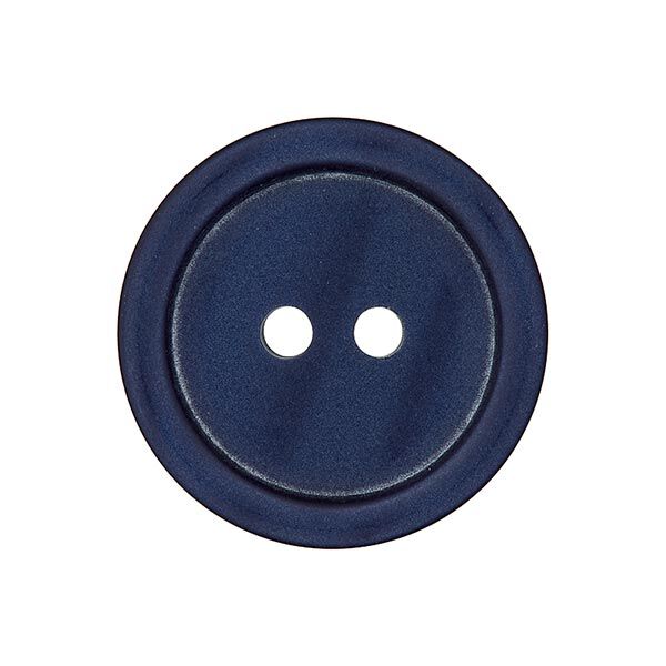 bottone in plastica 2 fori basic - blu marino,  image number 1
