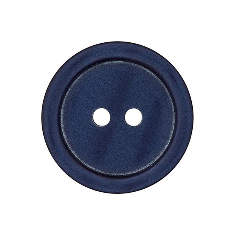 bottone in plastica 2 fori basic - blu marino,  image number 1