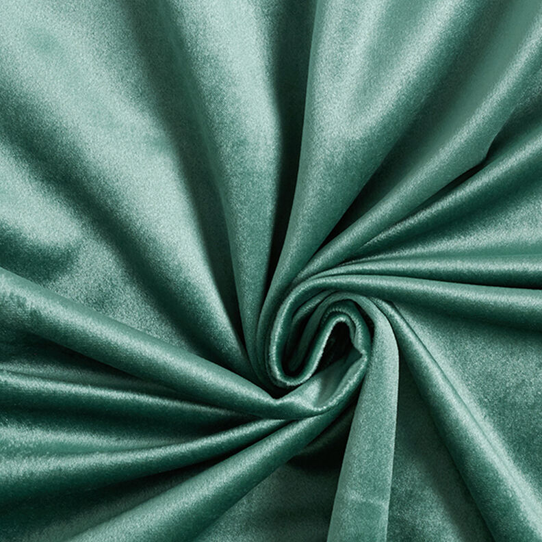 tessuto arredo velluto – verde,  image number 1