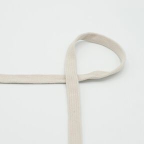Cordoncino piatto Felpa cotone [15 mm] – naturale, 