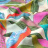 tessuto arredo mezzo panama Foglie tropicali – arancione/verde scuro,  thumbnail number 2