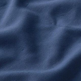 GOTS jersey interlock, tinta unita – blu marino, 