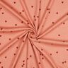jersey a coste cuori sparsi | Poppy Fabrics – salmone/rosso scuro,  thumbnail number 3