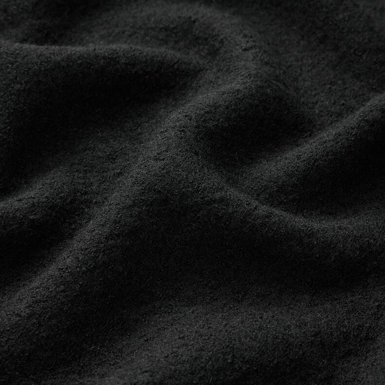 Tessuto leggero in maglia in misto viscosa e lana – nero,  image number 2