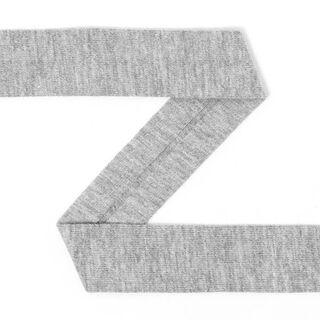 Nastro jersey, piegato - grigio, 