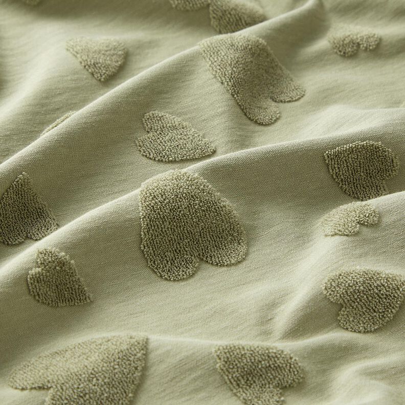 Maglia in spugna cuori – greige, image number 2