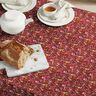 tessuto in cotone cretonne fiori selvatici – rosso merlot/porpora,  thumbnail number 5