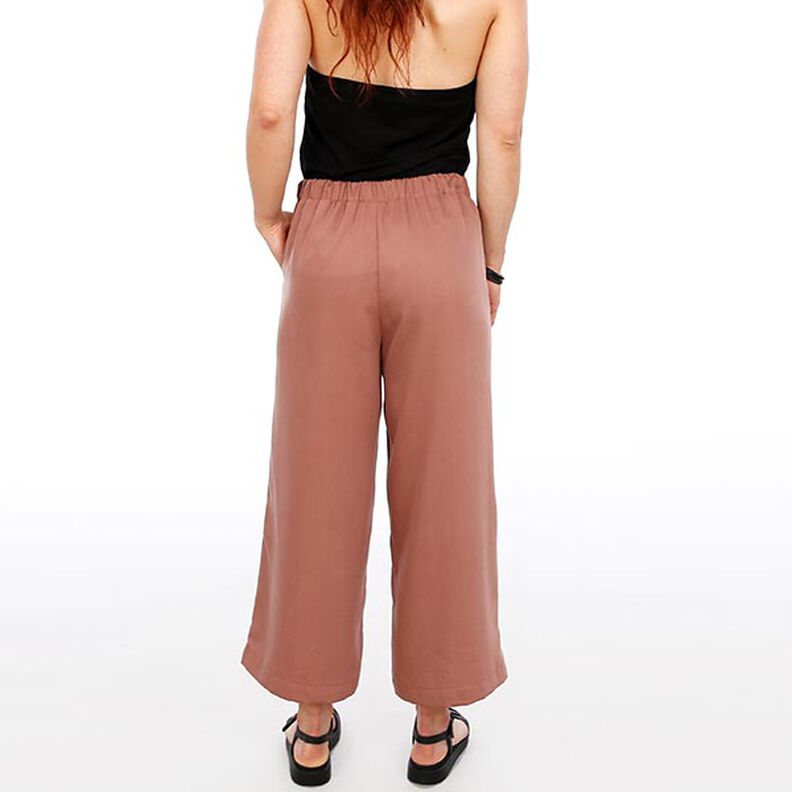 FRAU HEDDA - pantalone con gamba ampia ed elastico in vita, Studio Schnittreif | XS - XXL,  image number 4