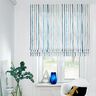 tessuto arredo mezzo panama, righe acquerello – bianco/blu,  thumbnail number 6