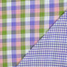 mussolina / tessuto doppio increspato Quadri double face | Poppy Fabrics – rosa/lavanda,  thumbnail number 4