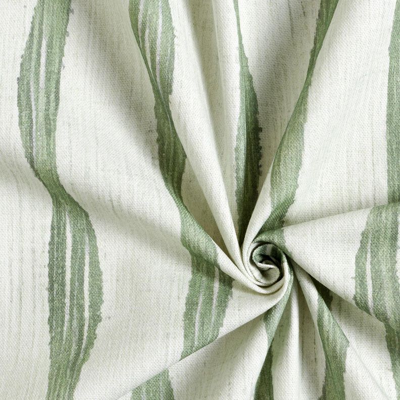 tessuto arredo mezzo panama Righe ondulate – canna palustre,  image number 3