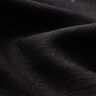 Tessuto di lino misto Ramie medio – nero,  thumbnail number 2