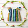 popeline di cotone Righe – blu/verde,  thumbnail number 6