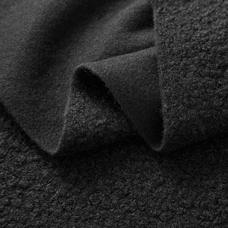 maglia bouclé follata – nero,  image number 3