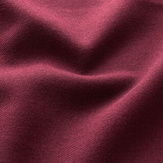 Tessuto double face per cappotti – rosso merlot/nero, 