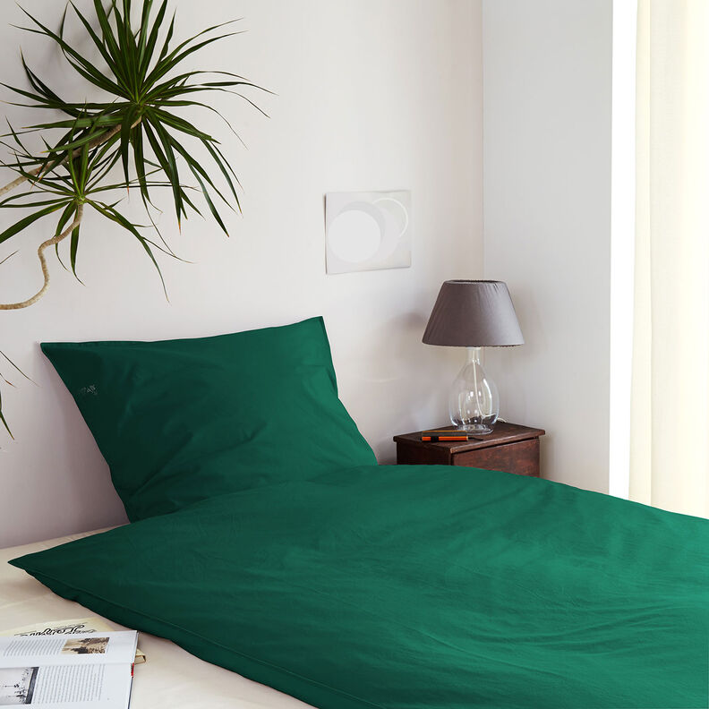 tessuto in cotone cretonne tinta unita – verde abete,  image number 6