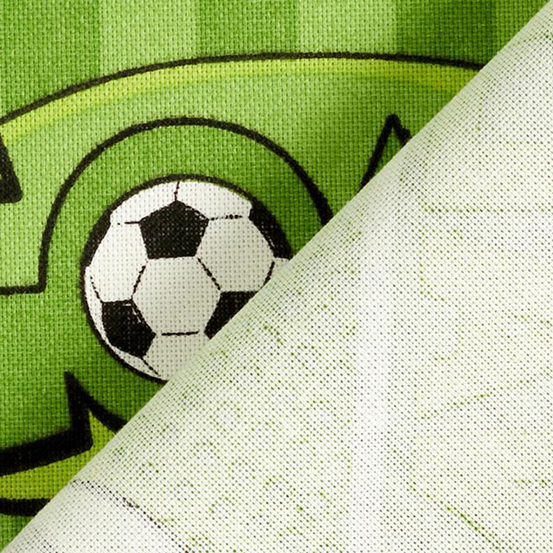 tessuto arredo mezzo panama partita di calcio – verde, image number 3