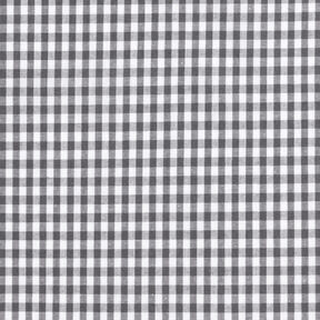 tessuto in cotone Quadro vichy 0,5 cm – grigio perla/bianco, 