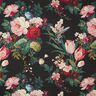 tessuto arredo gobelin Mazzi di fiori – nero/rosso carminio,  thumbnail number 1