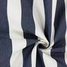 Tessuto per tende da sole righe Toldo – bianco/blu marino,  thumbnail number 2
