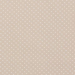 Cotone laminato Piccoli pois – sabbia, 