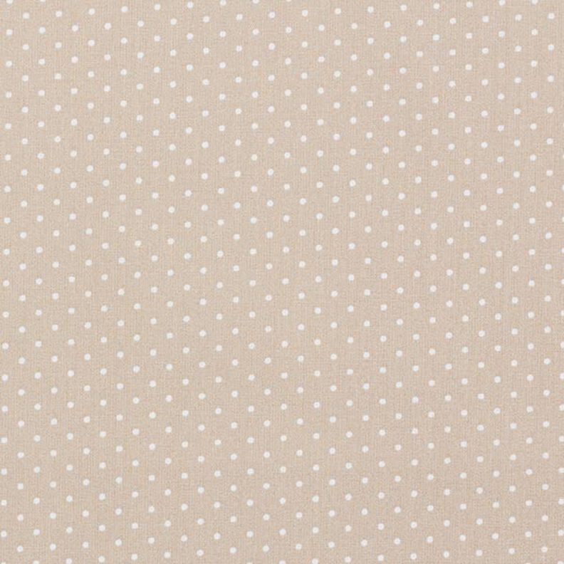 Cotone laminato Piccoli pois – sabbia,  image number 1