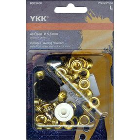 Occhielli 4 – or metallica | YKK, 