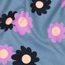 velluto a costine fiori | Poppy Fabrics – colore blu jeans/lavanda,  thumbnail number 2
