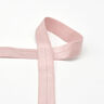 Fettuccia elastica (piega in gomma) lucida [20 mm] – rosa antico chiaro,  thumbnail number 1