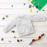 GOTS French terry, felpa estiva | Tula – bianco,  thumbnail number 6