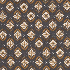 tessuto in cotone cretonne Piastrelle fiorite – granito, 